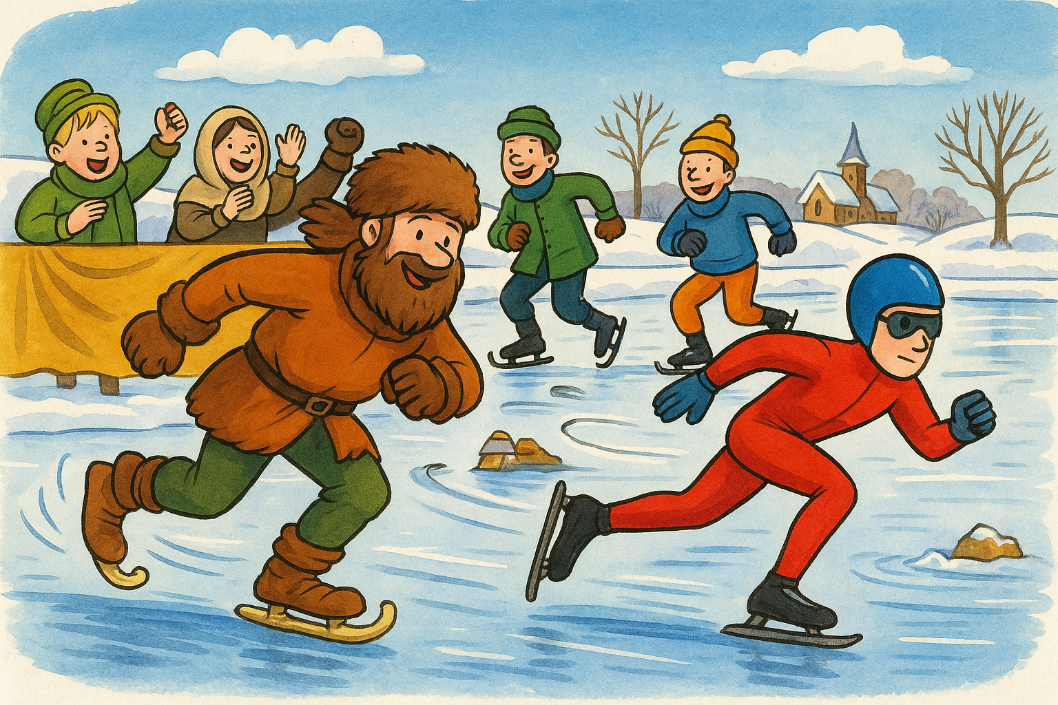 Wie alles begann – Die rasanten Anfänge des Eisschnelllaufs